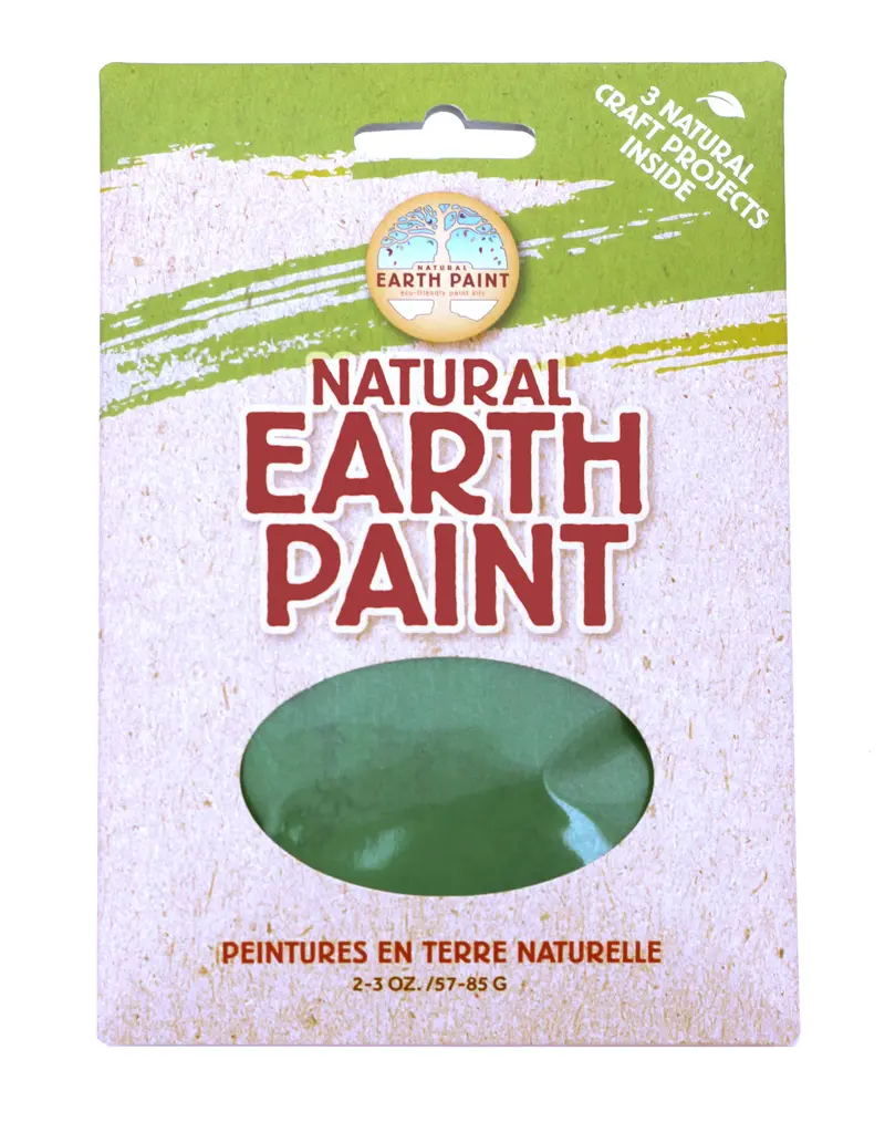 Children's natural Earth Paint by Color green