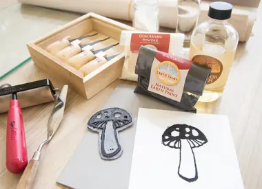 Recept: Natuurlijke oliebasis inkt voor druktechnieken (studentenkwaliteit)
