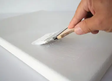 Hoe gebruik je natuurlijke gesso