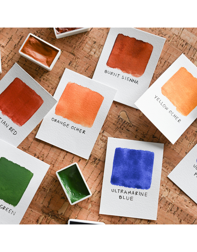 Waterverf- of aquarelverfbakjes - 15 stuks