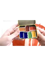 Waterverf- of aquarelverfbakjes - 15 stuks