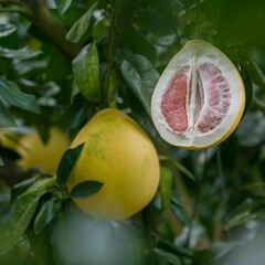Eetbare tuin-edible garden Citrus x grandis - Pomelo