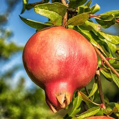 Eetbare tuin-edible garden Punica granatum - Granaatappel