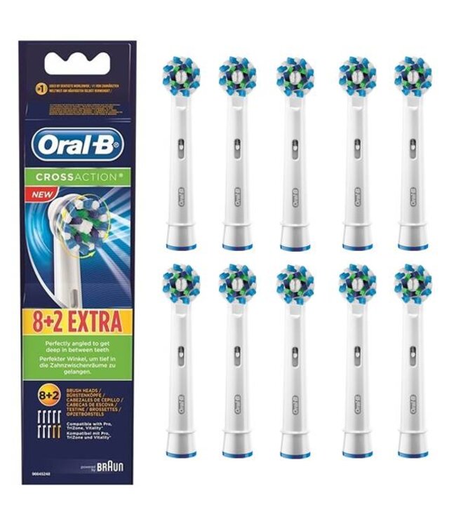 Oral-B Oral-B opzetborstels Cross Action 8+2