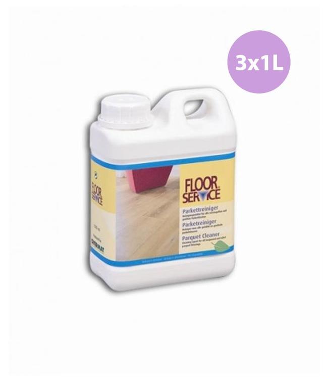 Floorservice Parketreiniger 3x1  liter