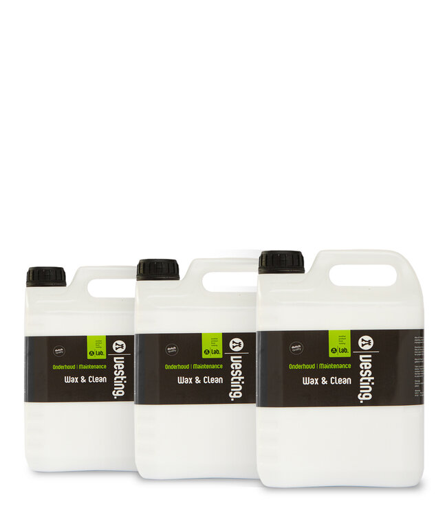 Vesting Wax & Clean 3x1 liter (voor alle olie vloeren)