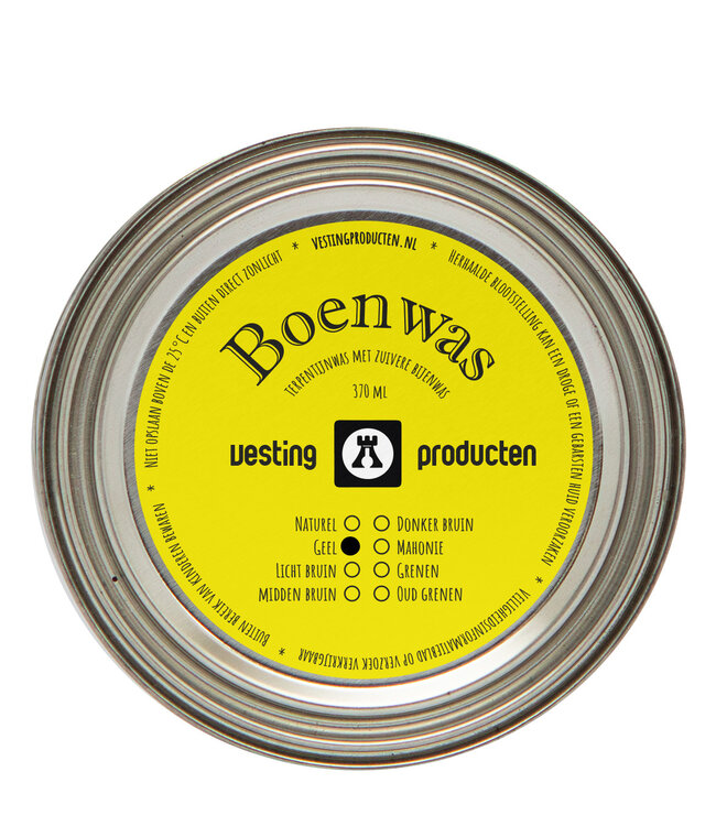 De Vesting  Boenwas Geel 370 ml.