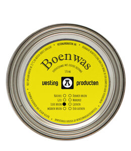 De Vesting Boenwas Licht Bruin  370 ml.
