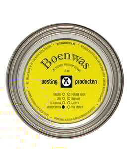 De Vesting Boenwas Midden Bruin  370 ml.