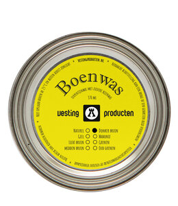 De Vesting Boenwas Donker Bruin  370 ml.