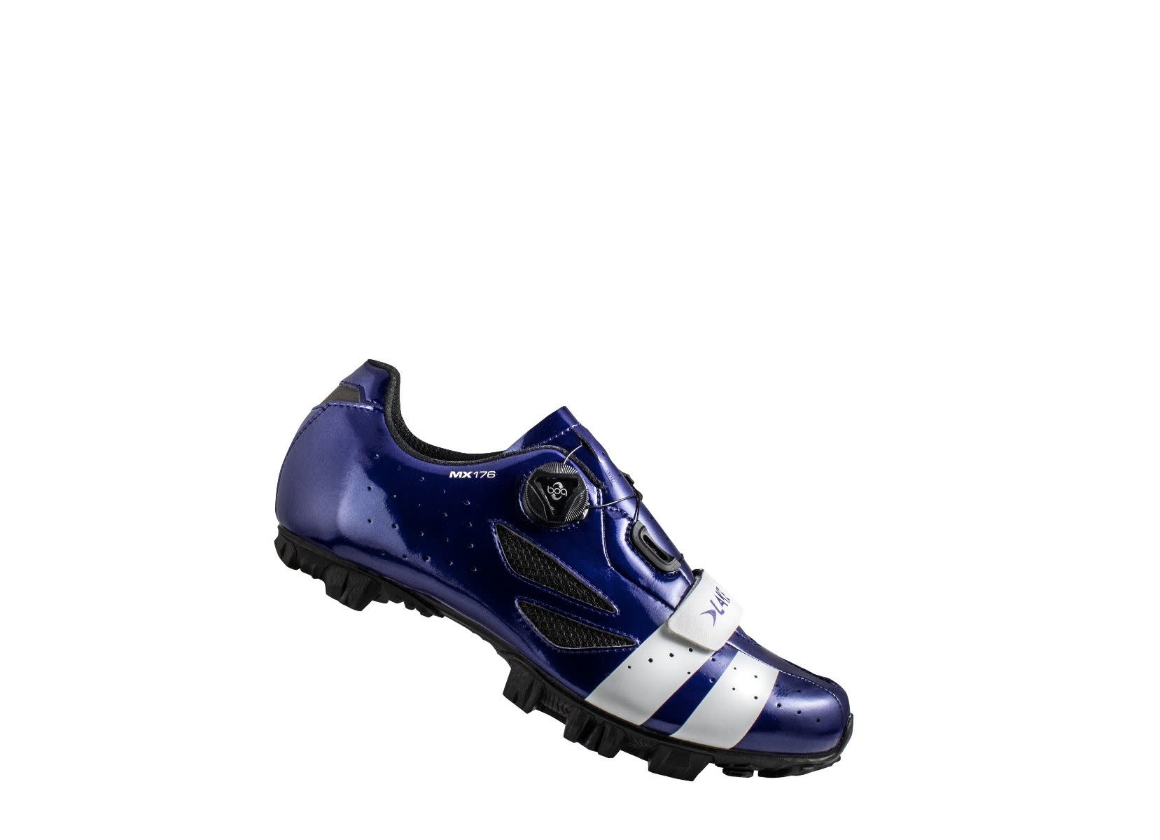 navy cycling shoes