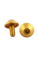 One23 M5 x 15mm Alloy Bolt x4 Gold