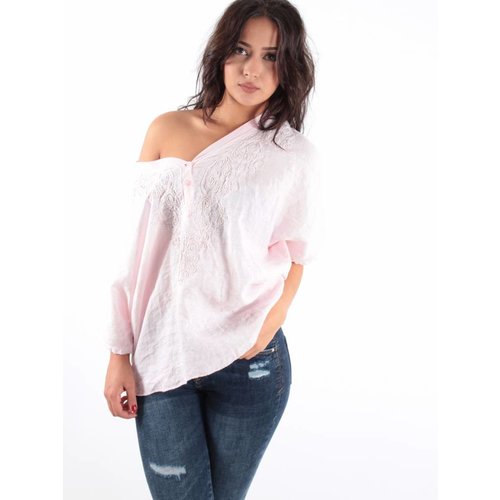 Complimento Blouse Lino pink Complimento Blouse Lino pink