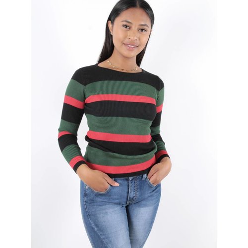 Cherry Koko Top stripe rib grb Cherry Koko Top stripe rib grb