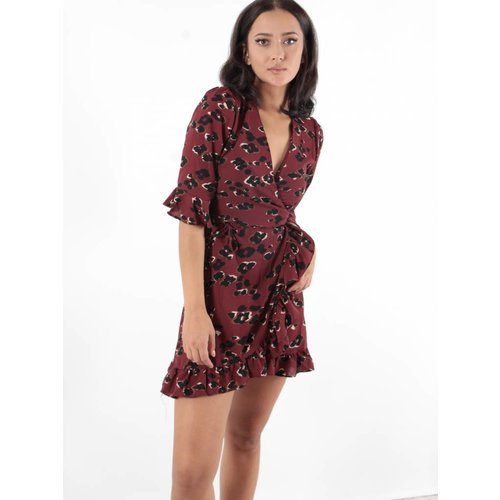 Ivivi Wrap dress leopard Ivivi Wrap dress leopard