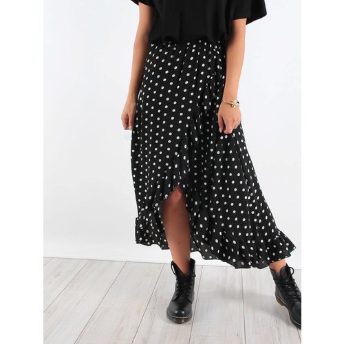 New Collection Ruffle long skirt dots New Collection Ruffle long skirt dots