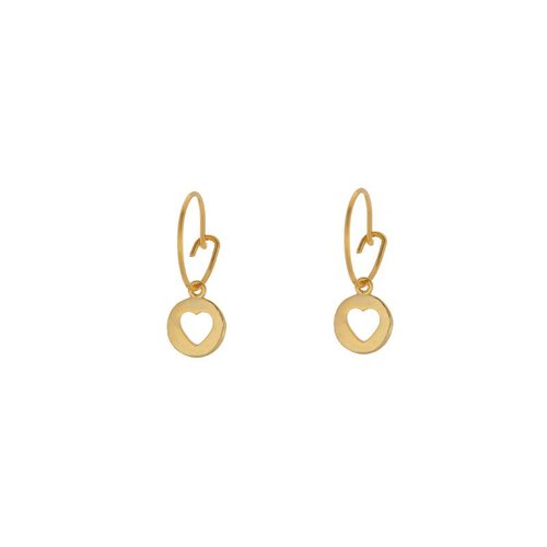 Yehwang Earrings cut out heart Yehwang Earrings cut out heart