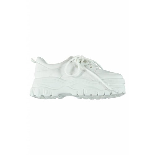 Turqouise by Daan Sneaker platteauzool wit Turqouise by Daan Sneaker platteauzool wit