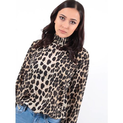 LADYLIKE FASHION Leopard blouse turtle neck LADYLIKE FASHION Leopard blouse turtle neck