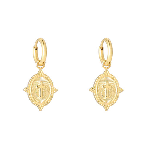 LADYLIKE FASHION Earrings Neo Cross LADYLIKE FASHION Earrings Neo Cross