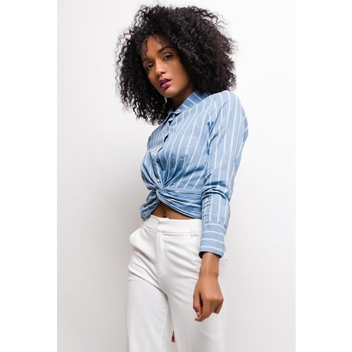 SOFTY Knot shirt Denim SOFTY Knot shirt Denim