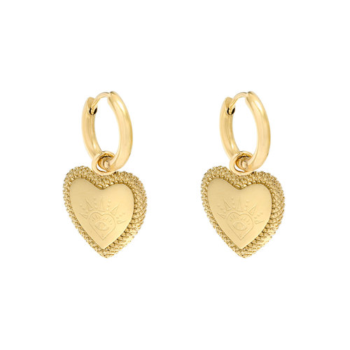 LADYLIKE FASHION Earrings Heart with Vision LADYLIKE FASHION Earrings Heart with Vision