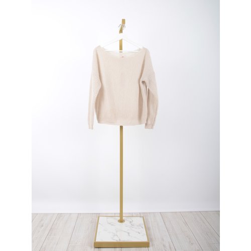 Soft Boxy Knit Jumper Sand Soft Boxy Knit Jumper Sand