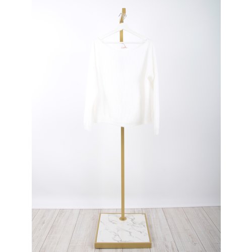 LADYLIKE FASHION Soft Boxy Knit Jumper Ecru LADYLIKE FASHION Soft Boxy Knit Jumper Ecru