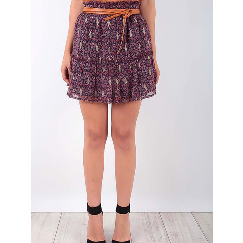 LADYLIKE FASHION Ruffled Skirt Purple LADYLIKE FASHION Ruffled Skirt Purple