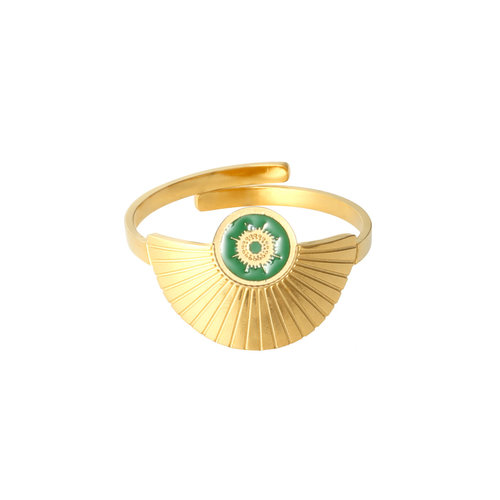 LADYLIKE FASHION Ring Happiness Green LADYLIKE FASHION Ring Happiness Green