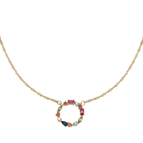 LADYLIKE FASHION Necklace Zirconia Colour LADYLIKE FASHION Necklace Zirconia Colour