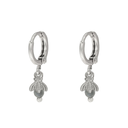 LADYLIKE FASHION Earrings Fly Away Silver LADYLIKE FASHION Earrings Fly Away Silver