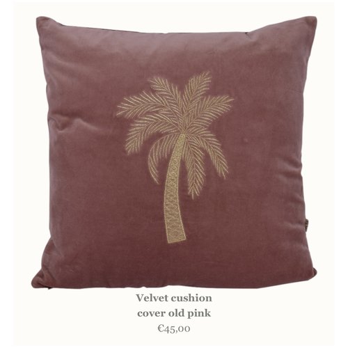 Palmtree Cushion Old Rose Palmtree Cushion Old Rose