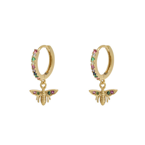 LADYLIKE THE LABEL Earrings Wealthy Wasp Gold/Multi LADYLIKE THE LABEL Earrings Wealthy Wasp Gold/Multi
