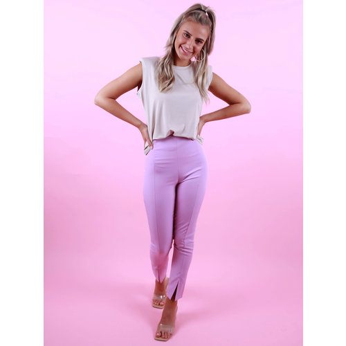 EIGHT PARIS Split Trousers Purple EIGHT PARIS Split Trousers Purple