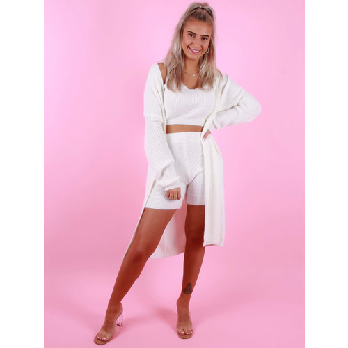 GIORGIA Comfy Suit 3 Piece Ecru GIORGIA Comfy Suit 3 Piece Ecru