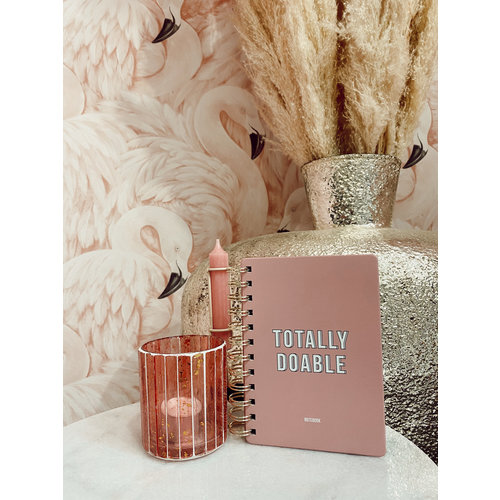 Studio Stationery Notebook Totally doable Pink Studio Stationery Notebook Totally doable Pink