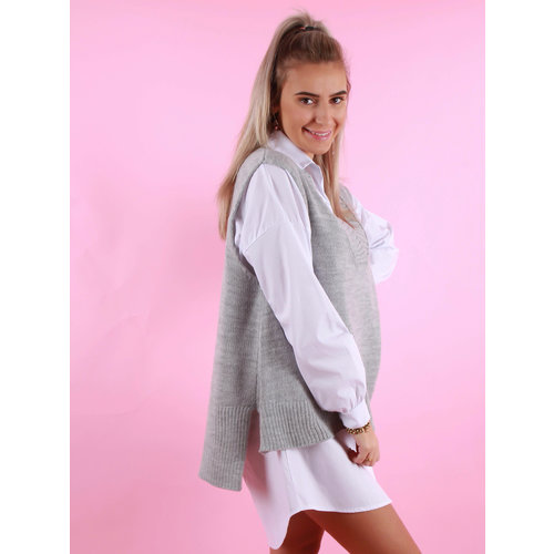 BELLAVIE Basic Spencer Grey BELLAVIE Basic Spencer Grey