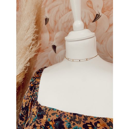 LADYLIKE FASHION LOVE Chain Necklace Gold LADYLIKE FASHION LOVE Chain Necklace Gold