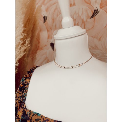 LADYLIKE FASHION Symbols Necklace Gold LADYLIKE FASHION Symbols Necklace Gold