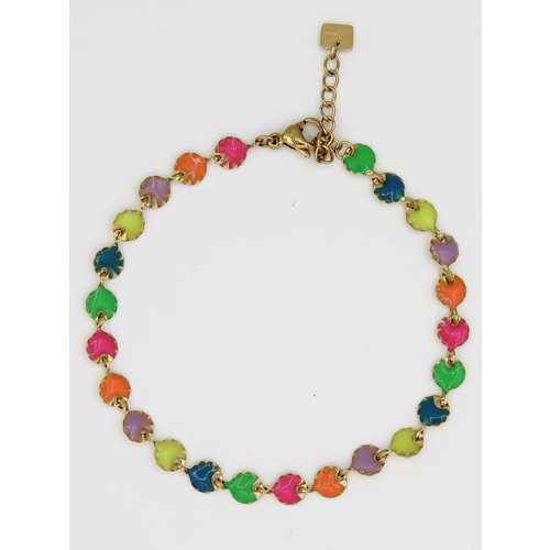 Ladylike Fashion Colored Bracelet Gold Ladylike Fashion Colored Bracelet Gold