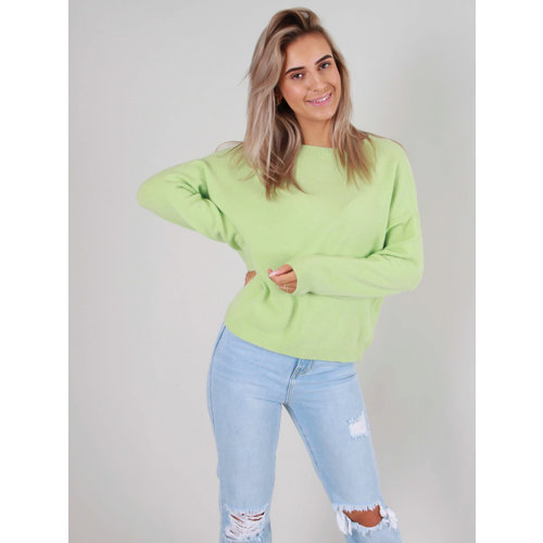 Alexandre Laurent Viscose Jumper Lime Alexandre Laurent Viscose Jumper Lime