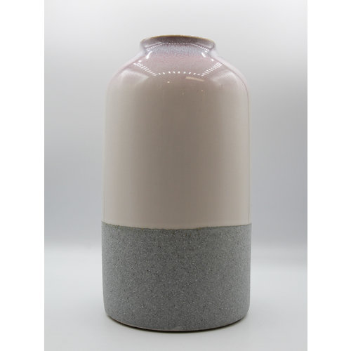 Pomax Vase Creme/Purple Big Pomax Vase Creme/Purple Big