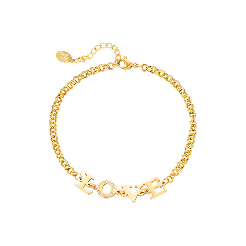Yehwang Bracelet Love Link Gold Yehwang Bracelet Love Link Gold