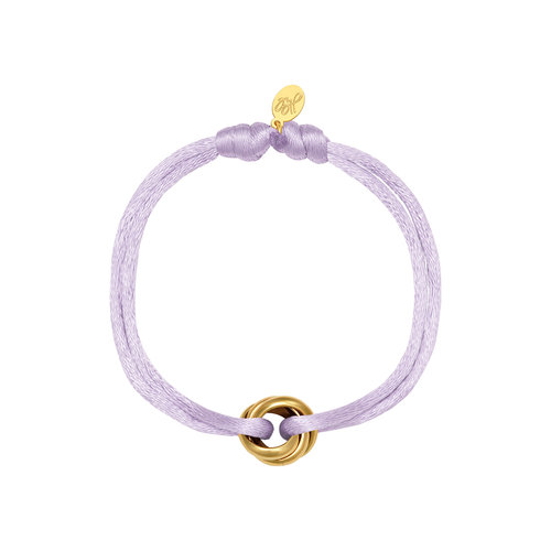 Yehwang Bracelet Satin Knot Lilac Yehwang Bracelet Satin Knot Lilac
