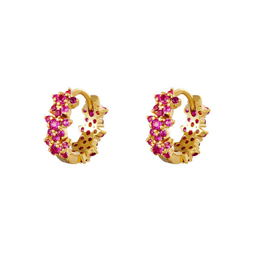 Yehwang Earrings Monarch Gold/Pink Yehwang Earrings Monarch Gold/Pink