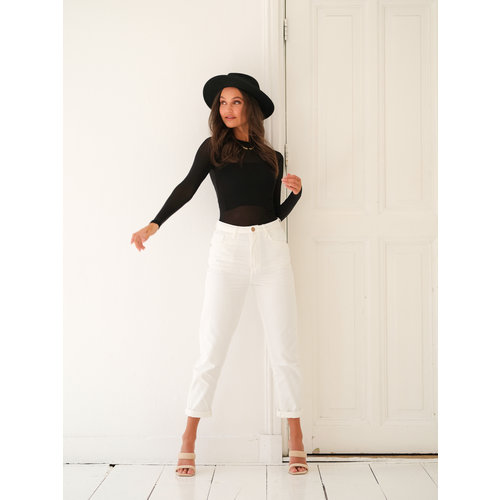 Redial Mom Jeans Premium White Redial Mom Jeans Premium White