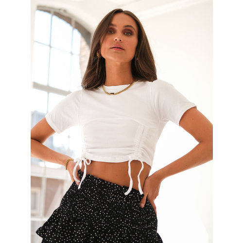 Lvcilia Carla Crop Top White Lvcilia Carla Crop Top White