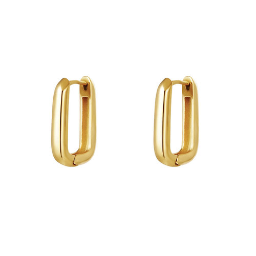 Yehwang Earrings Square Small Gold Yehwang Earrings Square Small Gold