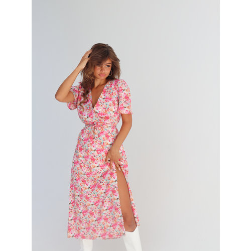 Retro Icone Icone Printed Dress Red Retro Icone Icone Printed Dress Red